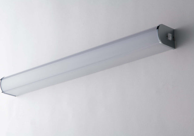 Applique Led Blaster Bianco/Cromo 15W 1200Lm Ugr 4000K Ip44 60X5,3X6,5Cm Illuminazione/Illuminazione per interni/Illuminazioni per pareti/Applique Led Mall Home - Napoli, Commerciovirtuoso.it