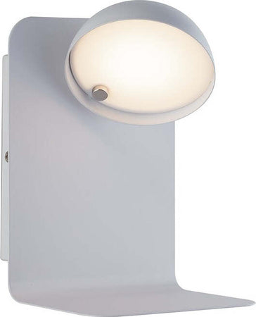 Applique Led Boing Bianco Usb 5W 300Lm 4000K 14X19X10Cm Illuminazione/Illuminazione per interni/Illuminazioni per pareti/Applique Led Mall Home - Napoli, Commerciovirtuoso.it