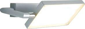 Applique Led Book Grigio 17W 1300Lm 3200K 22,5X10-15Cm Illuminazione/Illuminazione per interni/Illuminazioni per pareti/Applique Led Mall Home - Napoli, Commerciovirtuoso.it