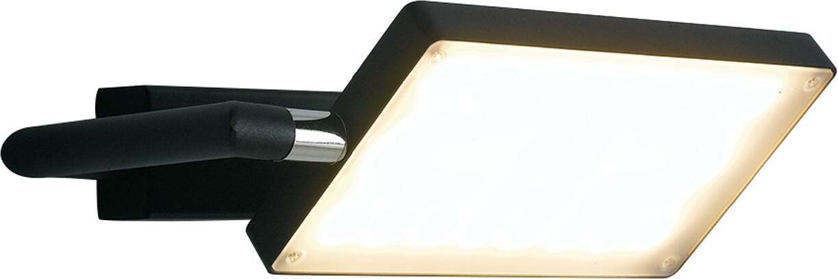 Applique Led Book Nero 17W 1300Lm 3200K 22,5X10-15Cm Illuminazione/Illuminazione per interni/Illuminazioni per pareti/Applique Led Mall Home - Napoli, Commerciovirtuoso.it