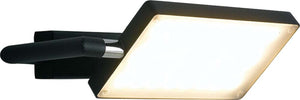 Applique Led Book Nero 17W 1300Lm 3200K 22,5X10-15Cm Illuminazione/Illuminazione per interni/Illuminazioni per pareti/Applique Led Mall Home - Napoli, Commerciovirtuoso.it