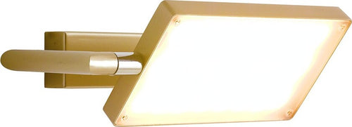 Applique Led Book Oro 17W 1300Lm 3200K 22,5X10-15Cm Illuminazione/Illuminazione per interni/Illuminazioni per pareti/Applique Led Mall Home - Napoli, Commerciovirtuoso.it