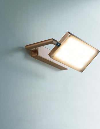 Applique Led Book Oro 17W 1300Lm 3200K 22,5X10-15Cm Illuminazione/Illuminazione per interni/Illuminazioni per pareti/Applique Led Mall Home - Napoli, Commerciovirtuoso.it