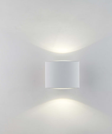 Applique Led Boxter Bianco 2X4W 700Lm 4000K Ip44 12,9X10X8,5Cm Illuminazione/Illuminazione per interni/Illuminazioni per pareti/Applique Led Mall Home - Napoli, Commerciovirtuoso.it