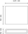 Applique Led Cob 10w Quadrata Bianca Slim Up & Down Luce Fredda Naturale Xc-9047 Casa, arredamento e bricolage > Illuminazione da interno > Applique per interno Trade Shop italia - Napoli, Commerciovirtuoso.it