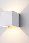 Applique Led Cubo Bianco Lampada Da Parete 5w 750lmn Luce Regolabile Updown Ip65 Illuminazione/Illuminazione per interni/Illuminazioni per pareti/Applique Trade Shop italia - Napoli, Commerciovirtuoso.it