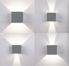 Applique Led Cubo Grigio Lampada Da Parete 5w 750lmn Luce Regolabile Updown Ip65 Applique per interno Trade Shop italia - Napoli, Commerciovirtuoso.it