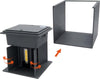 Applique Led Cubo Grigio Lampada Da Parete 5w 750lmn Luce Regolabile Updown Ip65 Applique per interno Trade Shop italia - Napoli, Commerciovirtuoso.it