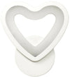 Applique Led Cuore In Vetro A Parete Lampada Luce Bianca 6500k 6 W Universo