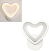 Applique Led Cuore In Vetro A Parete Luce Calda Lampada 6 W Universo