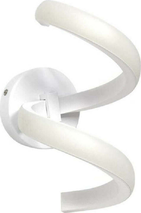 Applique Led Da Muro 9 Watt Curva Spirale Luce Naturale Fredda Calda E58 Bianca Casa, arredamento e bricolage > Illuminazione da interno > Applique per interno Trade Shop italia - Napoli, Commerciovirtuoso.it