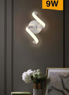 Applique Led Da Muro 9 Watt Curva Spirale Luce Naturale Fredda Calda E58 Bianca Casa, arredamento e bricolage > Illuminazione da interno > Applique per interno Trade Shop italia - Napoli, Commerciovirtuoso.it