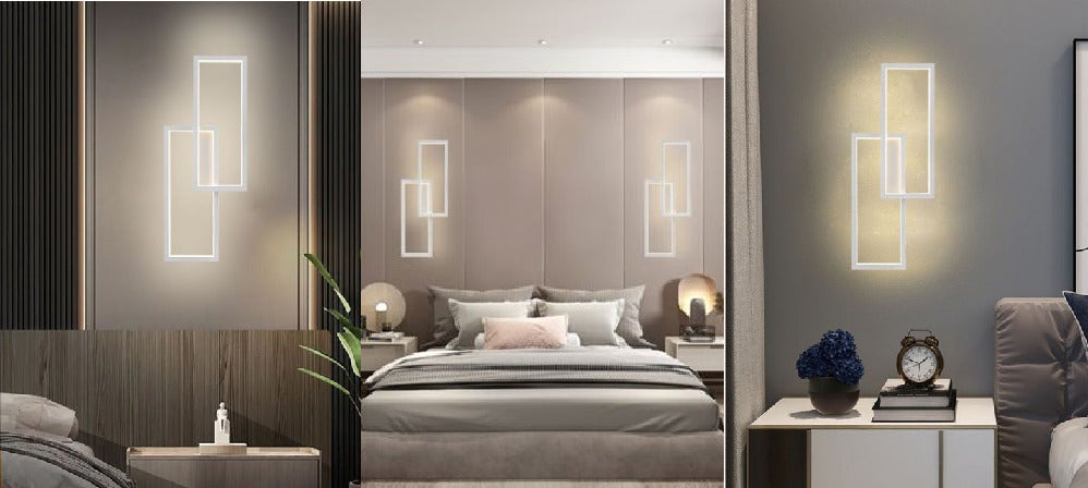 Applique Led Da Parete 32w 2 Rettangoli Aperti Luce Calda Fredda Naturale Aq25-b Illuminazione/Illuminazione per interni/Illuminazioni per pareti/Applique Trade Shop italia - Napoli, Commerciovirtuoso.it
