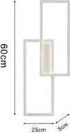 Applique Led Da Parete 32w 2 Rettangoli Aperti Luce Calda Fredda Naturale Aq25-b Illuminazione/Illuminazione per interni/Illuminazioni per pareti/Applique Trade Shop italia - Napoli, Commerciovirtuoso.it
