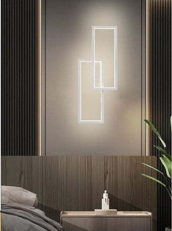 Applique Led Da Parete 32w 2 Rettangoli Aperti Luce Calda Fredda Naturale Aq25-b Illuminazione/Illuminazione per interni/Illuminazioni per pareti/Applique Trade Shop italia - Napoli, Commerciovirtuoso.it