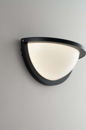 Applique Led Detroit Nero 10W 700Lm 4000K Ip54 24X12,6X12Cm Illuminazione/Illuminazione per interni/Illuminazioni per pareti/Applique Led Mall Home - Napoli, Commerciovirtuoso.it