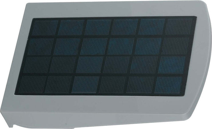Applique Led Eos Grigio 4W 450Lm 4000K Ip66 Con Sensore E Pannello Solare 24,1X16X4Cm Illuminazione/Illuminazione per interni/Illuminazioni per pareti/Applique Led Mall Home - Napoli, Commerciovirtuoso.it
