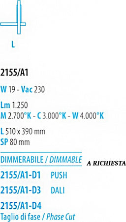 Applique-led-Fratelli-Braga-NETS-2155-A1-1250Lm-lampada-parete-moderna
