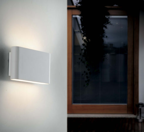 Applique Led Gamma Bianco 2X5W 1080Lm 3000K Ip54 17X9X4Cm Illuminazione/Illuminazione per interni/Illuminazioni per pareti/Applique Led Mall Home - Napoli, Commerciovirtuoso.it