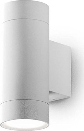 Applique-led-Gea-Led-LILY-B-GES1064-GU10-IP54-bianco-lampada-parete-alluminio-biemissione-moderno