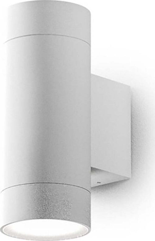 Applique-led-Gea-Led-LILY-B-GES1064-GU10-IP54-bianco-lampada-parete-alluminio-biemissione-moderno
