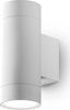Applique-led-Gea-Led-LILY-B-GES1064-GU10-IP54-bianco-lampada-parete-alluminio-biemissione-moderno