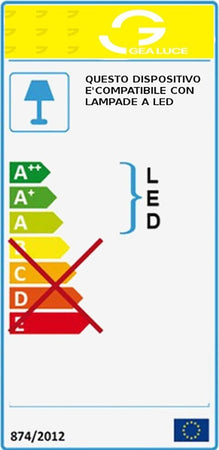 Applique-led-Gea-Led-LILY-B-GES1067-GU10-IP54-marrone-lampada-parete-alluminio-biemissione-classico