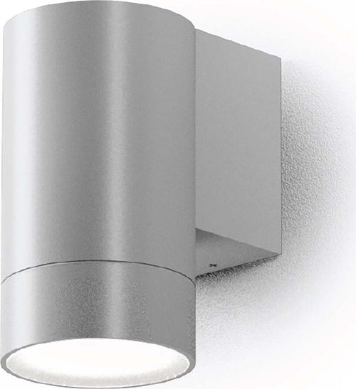 Applique-led-Gea-Led-LILY-M-GES1062-GU10-IP54-grigio-lampada-parete-alluminio-monoemissione-moderno