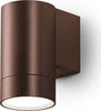 Applique-led-Gea-Led-LILY-M-GES1063-GU10-IP54-marrone-lampada-parete-alluminio-monoemissione-classica