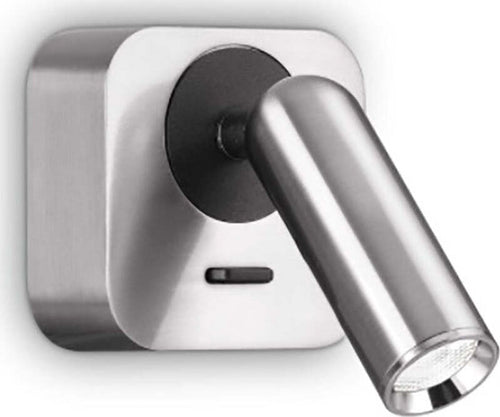 Applique-led-Ideal-Lux-BEAN-260679-nikel-lampada-parete-moderna-orientabile