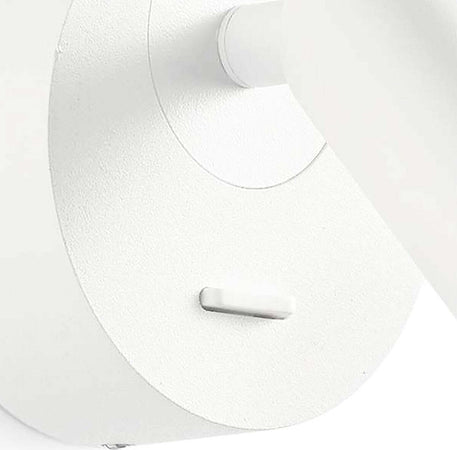 Applique-led-Ideal-Lux-BEAN-ROUND-260600-moderno-lampada-parete-orientabile