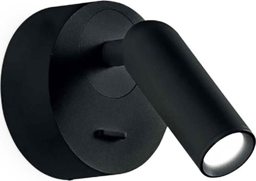 Applique-led-Ideal-Lux-BEAN-ROUND-260617-moderno-lampada-parete-orientabile