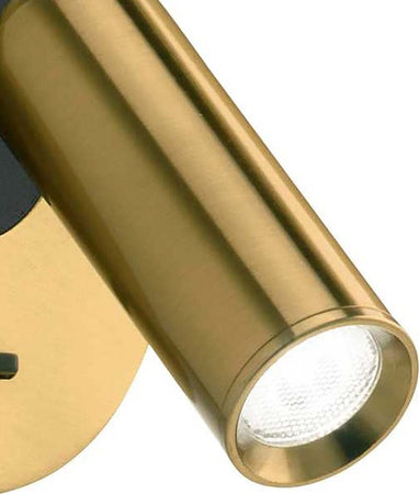 Applique-led-Ideal-Lux-BEAN-ROUND-260624-classico-lampada-parete-orientabile