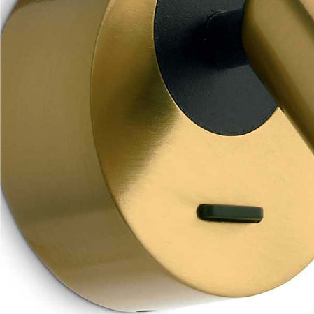 Applique-led-Ideal-Lux-BEAN-ROUND-260624-classico-lampada-parete-orientabile