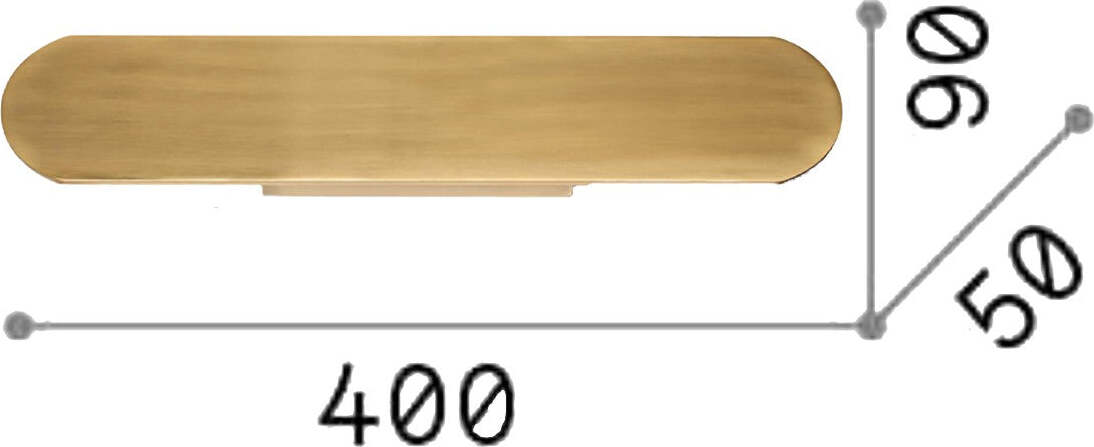 Applique-led-Ideal-Lux-ECHO-285290-40CM-2250Lm-lampada-parete-classica