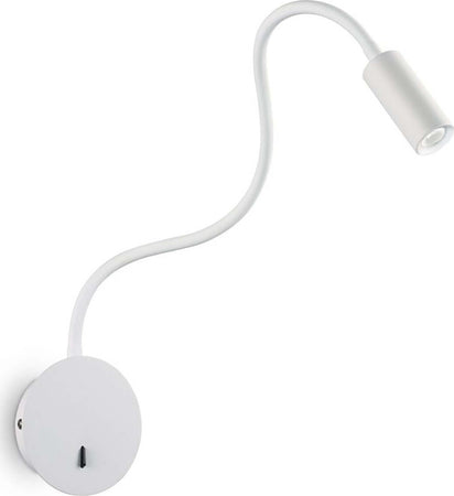 Applique-led-Ideal-Lux-FOCUS-2AP-203171-metallo-gomma-lampada-parete-orientabile