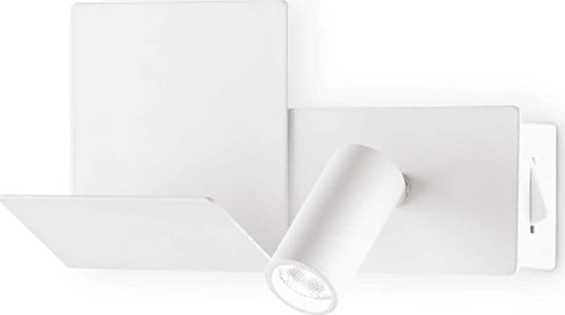 Applique-led-Ideal-Lux-KOMODO-DX-250Lm-lampada-parete-lettura-direzionabile-comodino