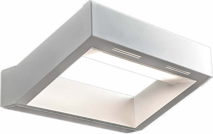 Applique-LED-Illuminando-ACHILLE-G-lampada-parete-biemissione-metallo-bianco-sabbia-interni-20W-1900LM-3000°K