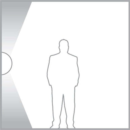 Applique-LED-Illuminando-ACHILLE-G-lampada-parete-biemissione-metallo-bianco-sabbia-interni-20W-1900LM-3000°K