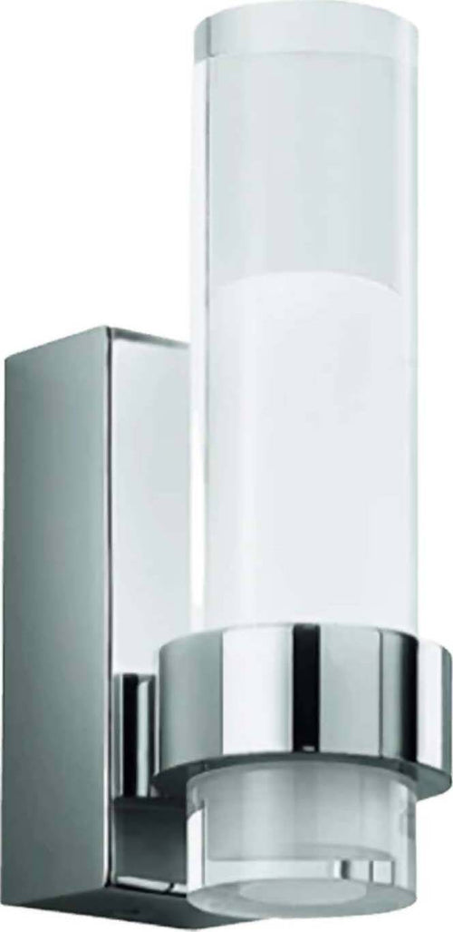 Applique Led in Alluminio Cromato Intec Vega Applique Da Parete Luce Calda 3500 K Con Diffusore Cilindrico Illuminazione/Illuminazione per interni/Illuminazioni per pareti/Applique Liquidator Italia - Nicosia, Commerciovirtuoso.it