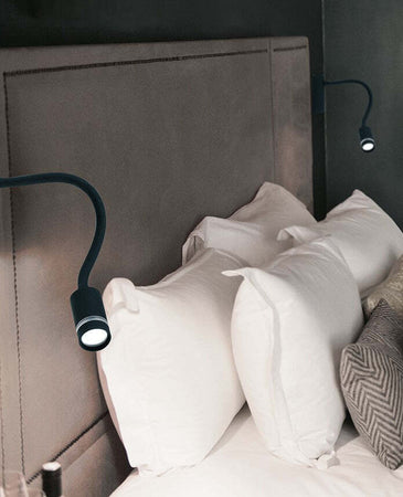 Applique Led Kepler Nero 3W 100Lm 3000K 6X9X32Cm Illuminazione/Illuminazione per interni/Illuminazioni per pareti/Applique Led Mall Home - Napoli, Commerciovirtuoso.it