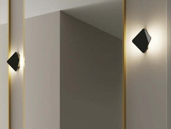 Applique-Led-Kite-Nero-2X3W-540Lm-4000K-19,7X17,5X8Cm