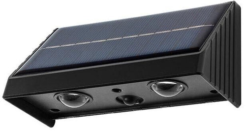 Applique Led Luce Bianca 3 Watt Pannello Solare Lampada Da Parete Esterno Ip65