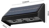 Applique Led Luce Bianca 3 Watt Pannello Solare Lampada Da Parete Esterno Ip65