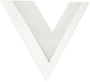 Applique Led Luce Bianca Calda Naturale Lampada A V In Vetro Da Parete 9 W Universo