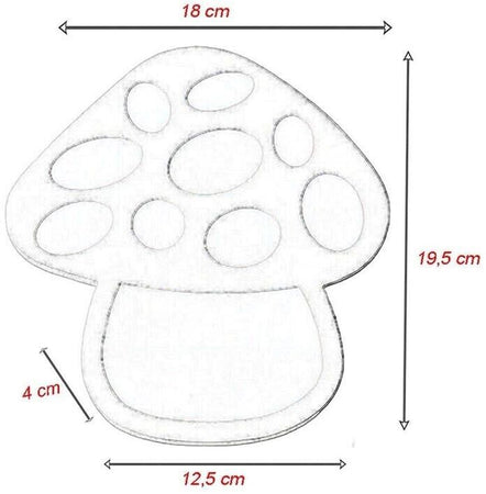 Applique Led Luce Bianca Calda Naturale Lampada Da Parete A Forma Di Fungo Universo