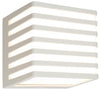 Applique Led Luce Bianca Lampada A Parete 10w Interno Esterno Cubo Bianco