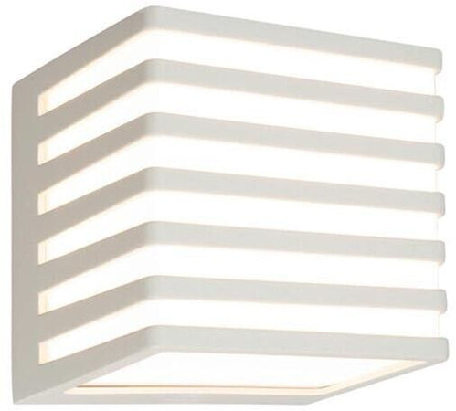 Applique Led Luce Bianca Lampada A Parete 10w Interno Esterno Cubo Bianco