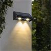 Applique Led Luce Calda 3 Watt Pannello Solare 5v Lampada Da Parete Esterno Ip65