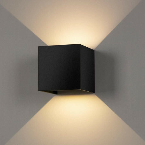 Applique Led Luce Calda Faretto Da Parete Per Esterno Interno 12 W 3000k Ip65 Es46nc Universo